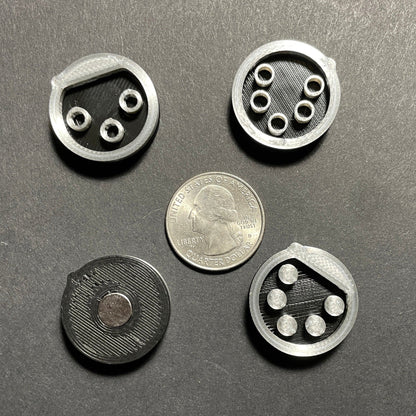 Cable Terminal Magnets, Set of 4 Refrigerator Magnets