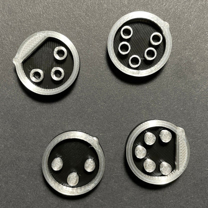 Cable Terminal Magnets, Set of 4 Refrigerator Magnets