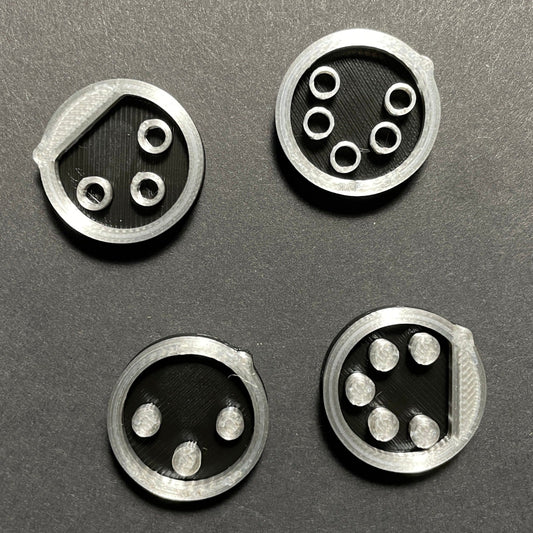 Cable Terminal Magnets, Set of 4 Refrigerator Magnets
