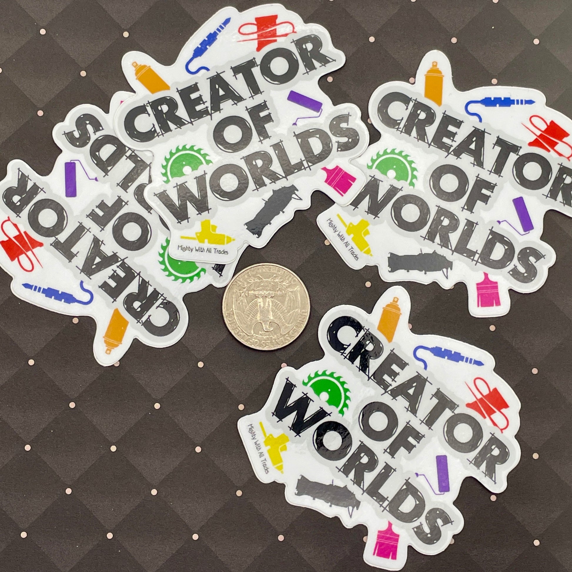 Creator of Worlds Sticker Stickers