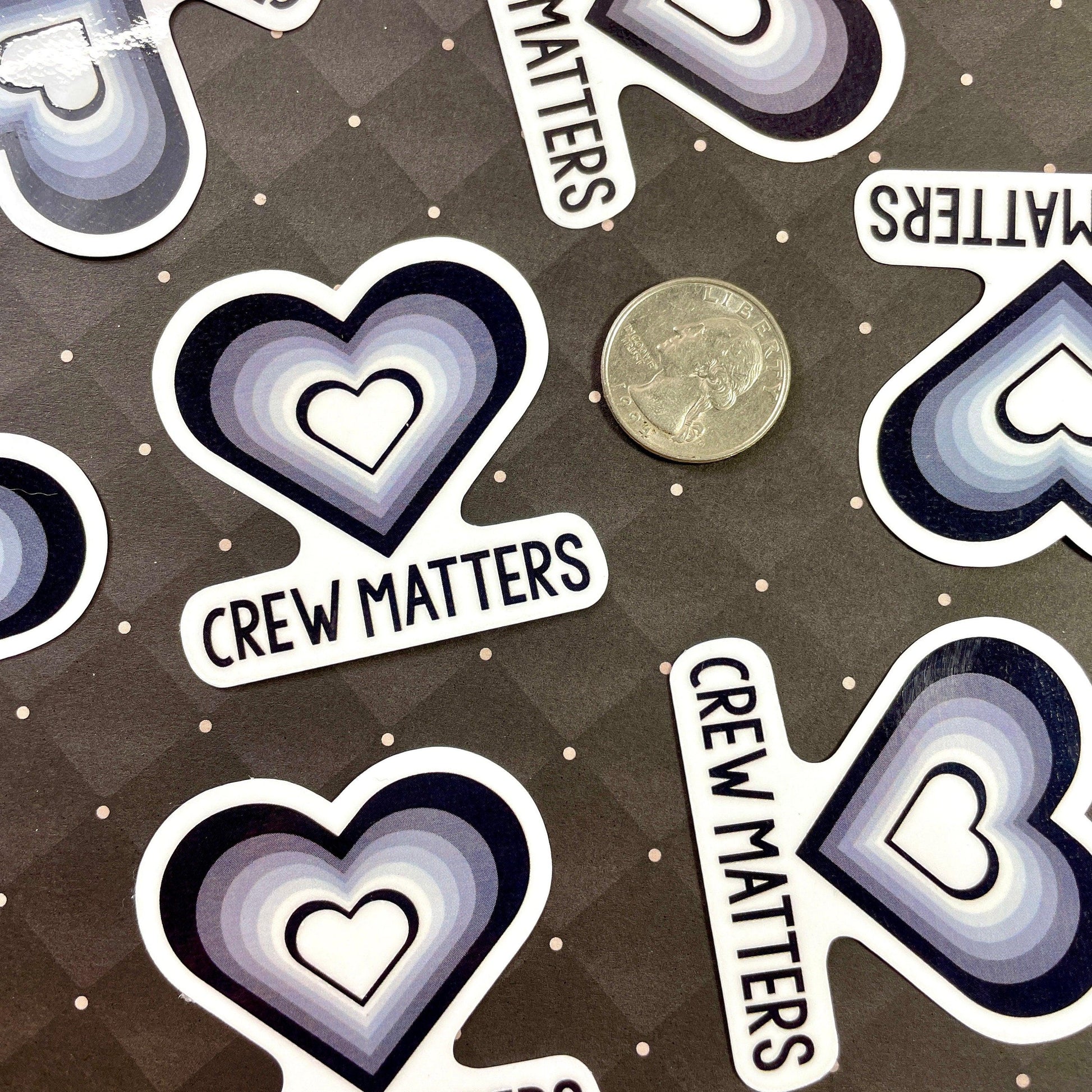 Crew Matters Sticker Stickers