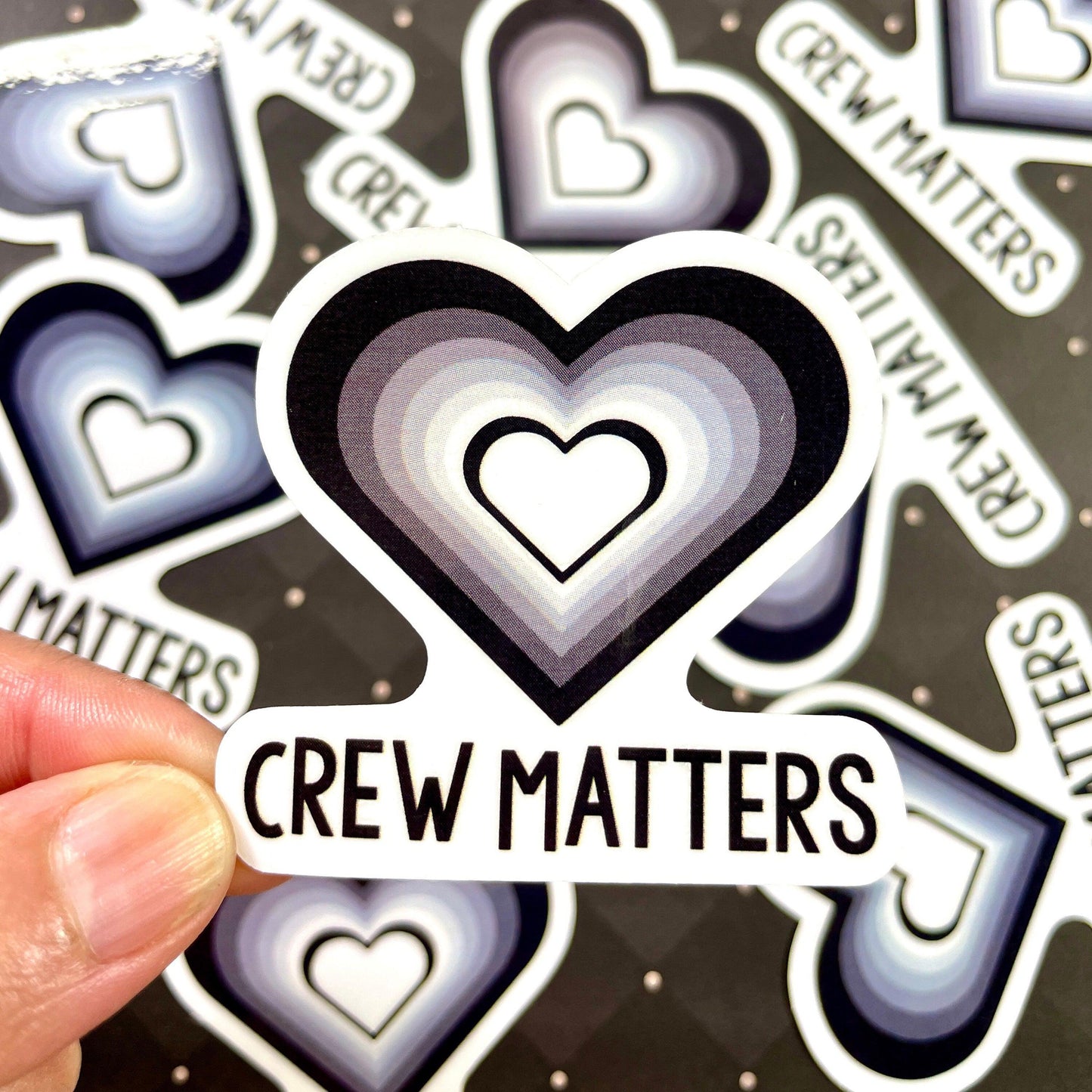 Crew Matters Sticker Stickers