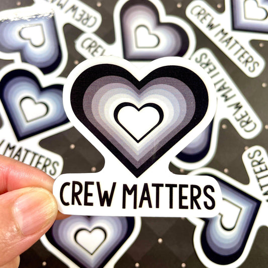 Crew Matters Sticker Stickers