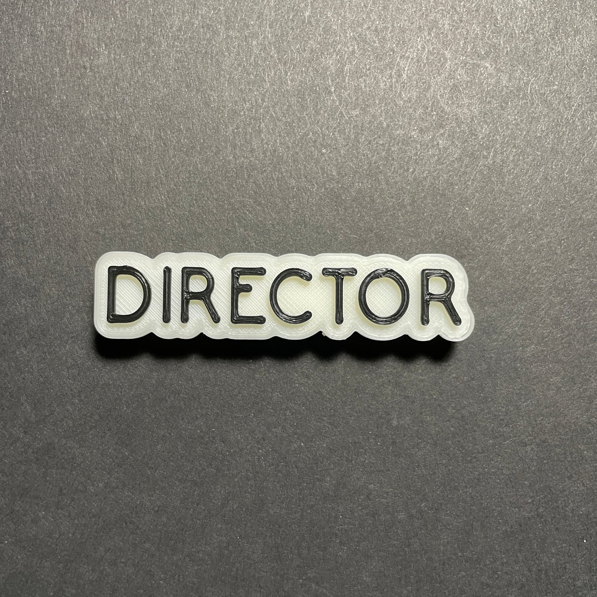 Director Name Badge, Offset Director Magnet