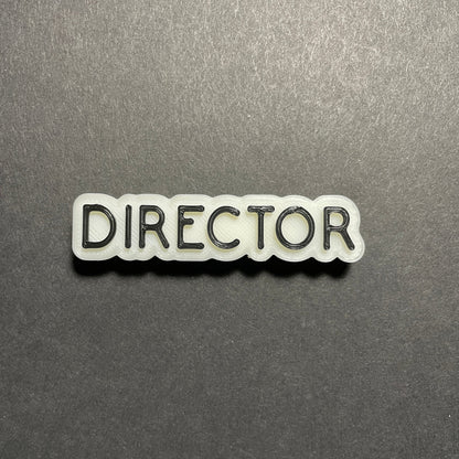 Director Name Badge, Offset Director Magnet