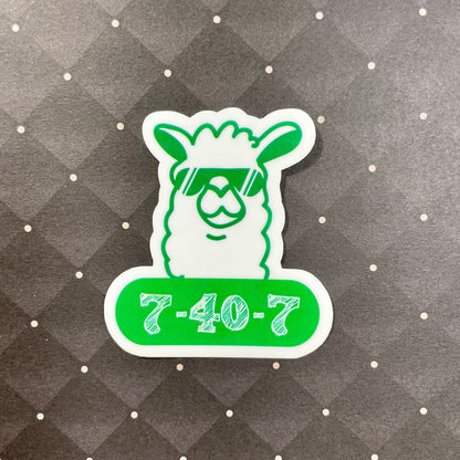Drama Llama Sticker, One Act Play Stickers