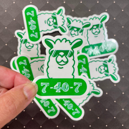 Drama Llama Sticker, One Act Play Stickers