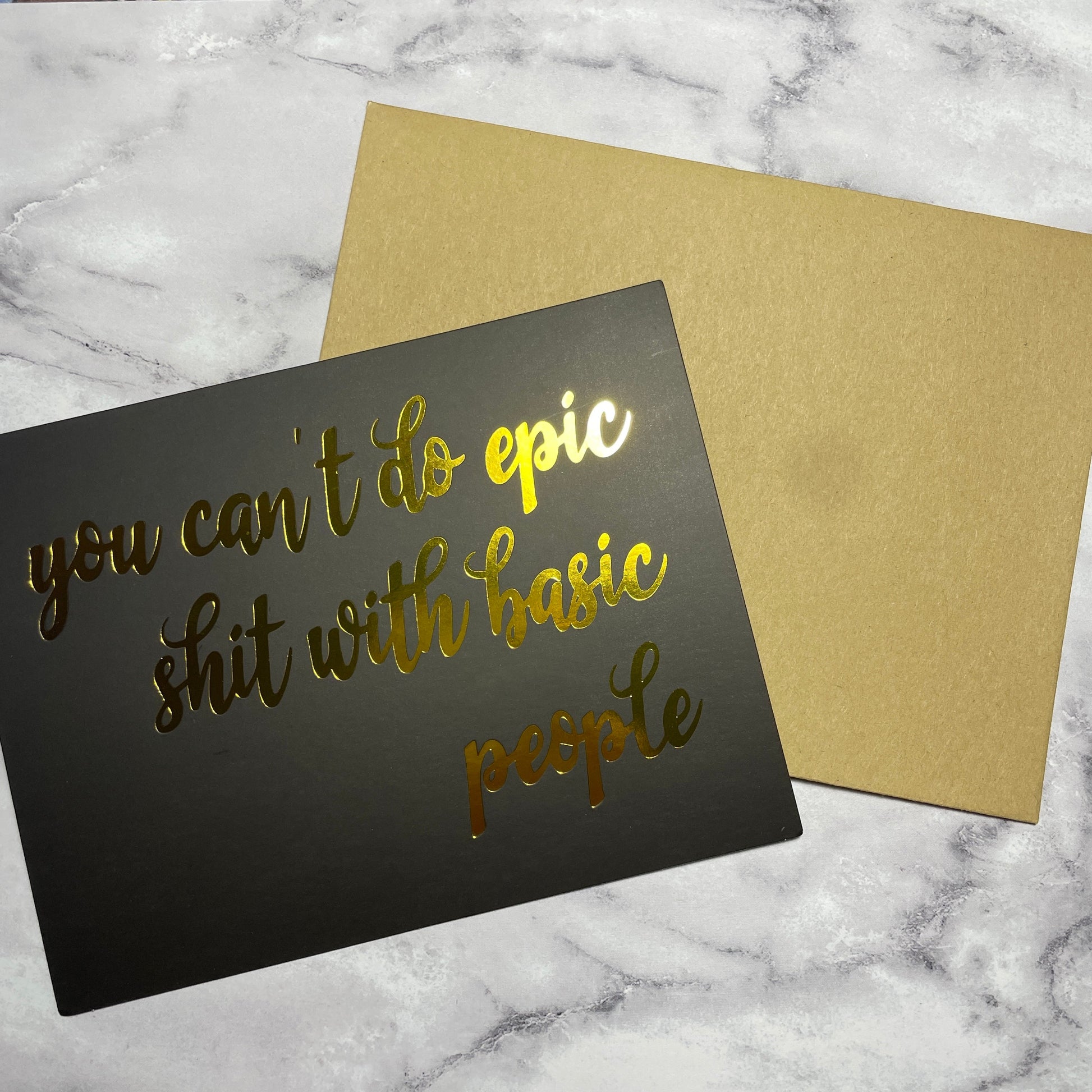 Epic shit Foiled Cards, Set of 8 Greeting & Note Cards
