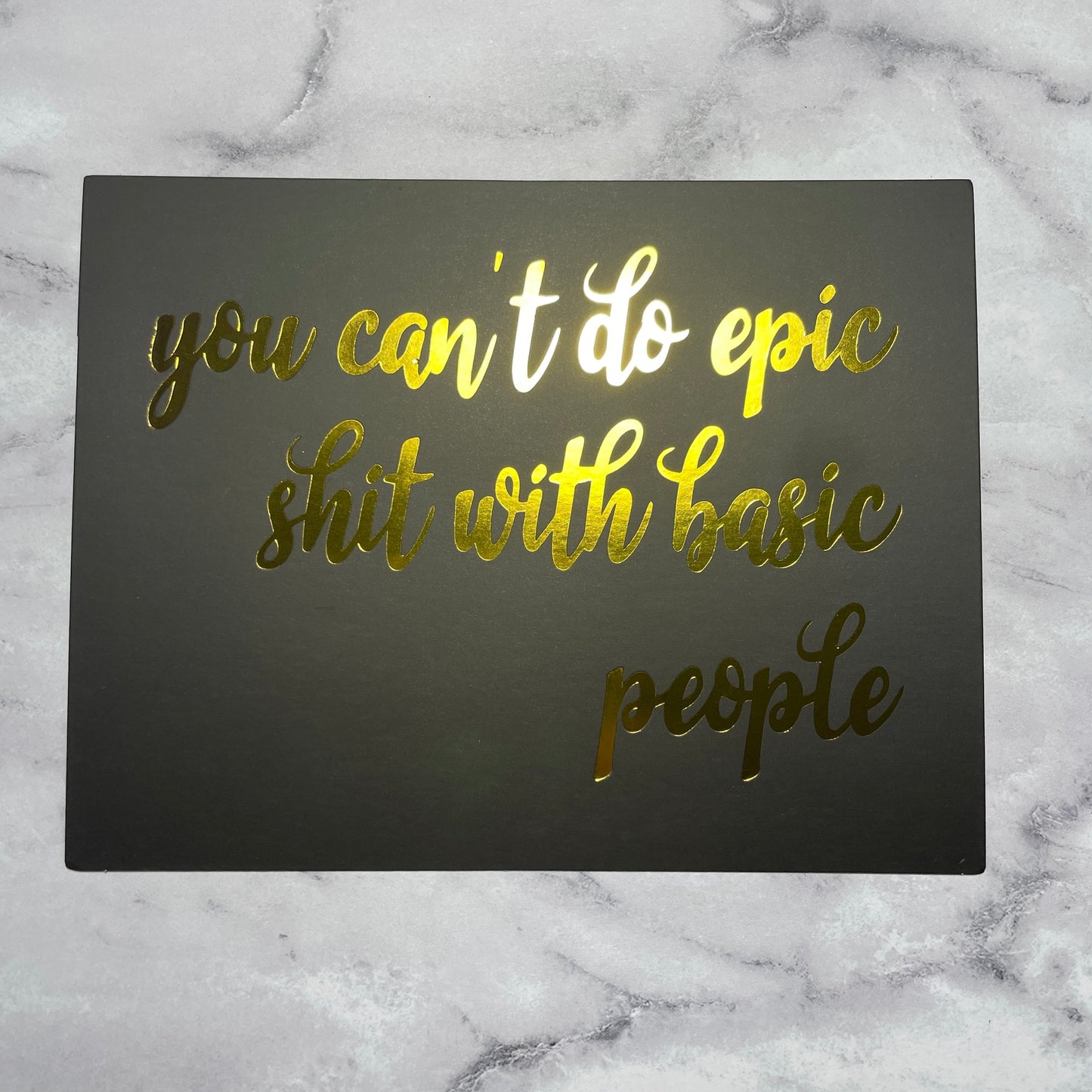 Epic shit Foiled Cards, Set of 8 Greeting & Note Cards