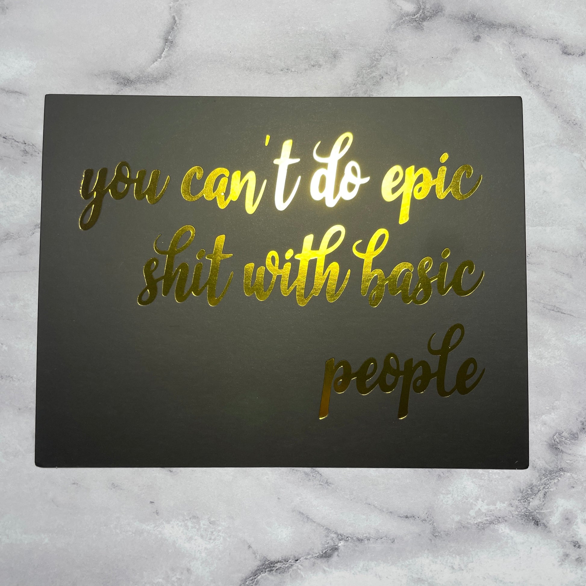 Epic shit Foiled Cards, Set of 8 Greeting & Note Cards