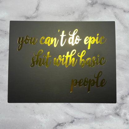 Epic shit Foiled Cards, Set of 8 Greeting & Note Cards