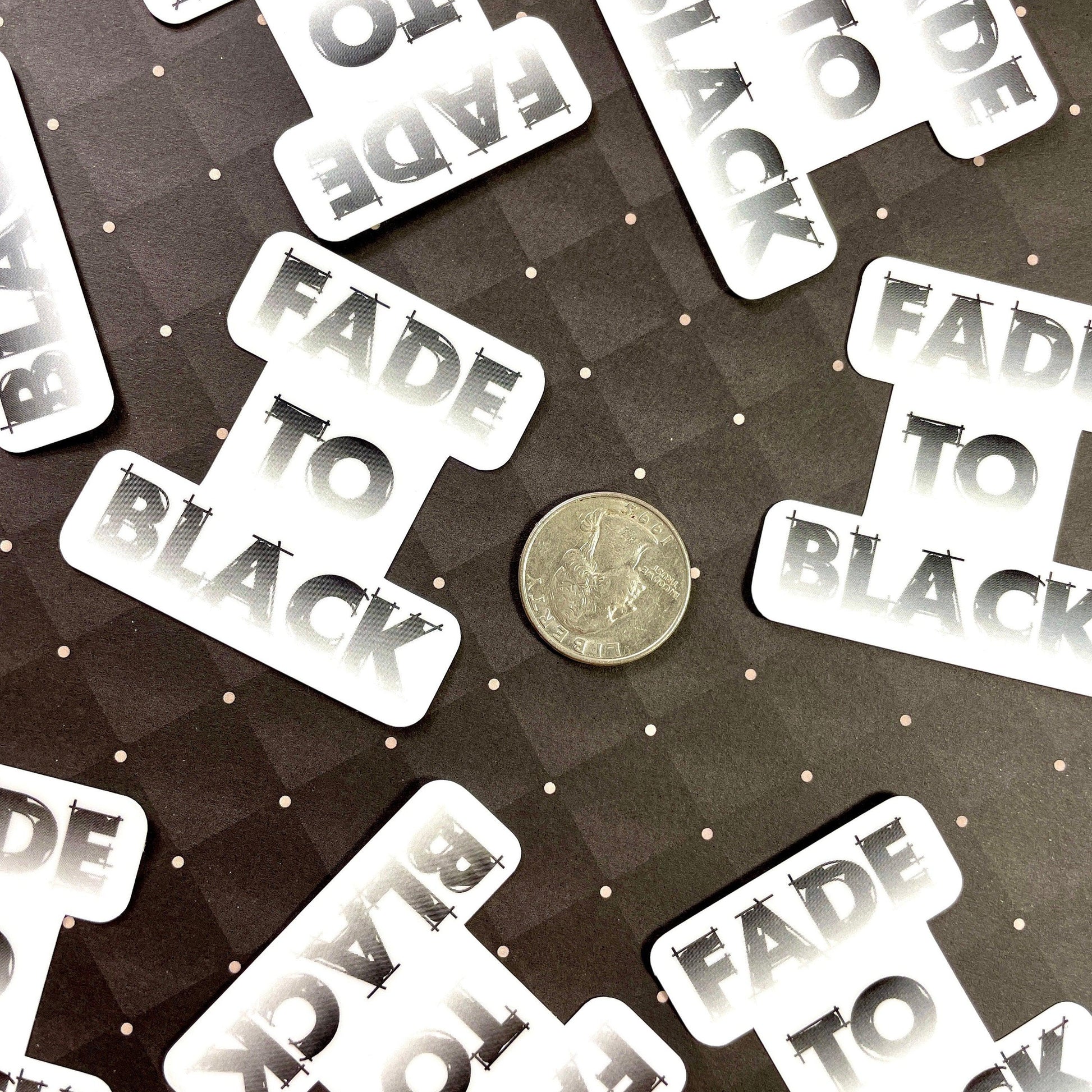 Fade To Black Sticker Stickers