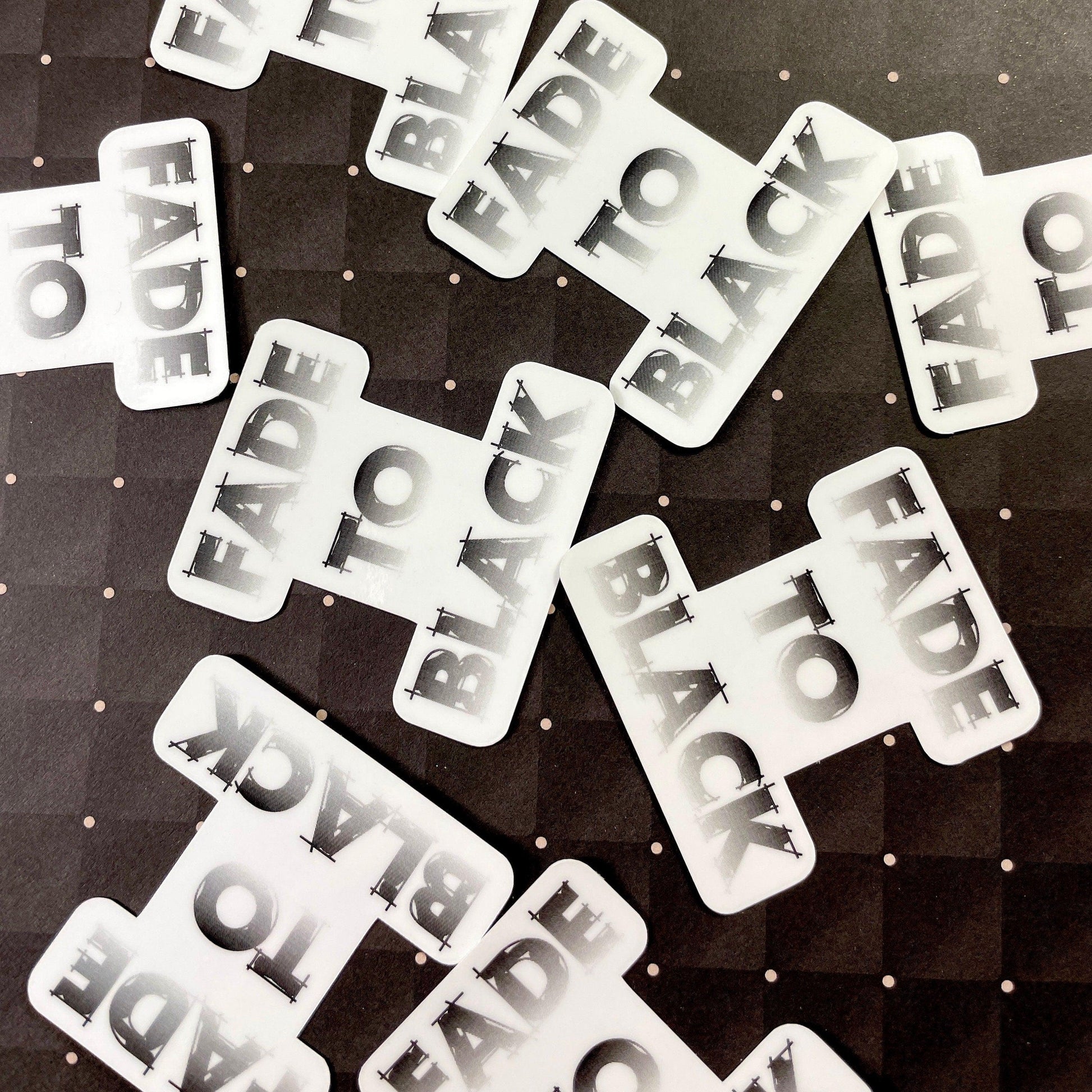 Fade To Black Sticker Stickers