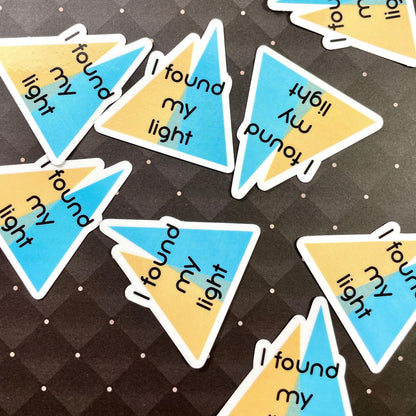 Found My Light Sticker Stickers