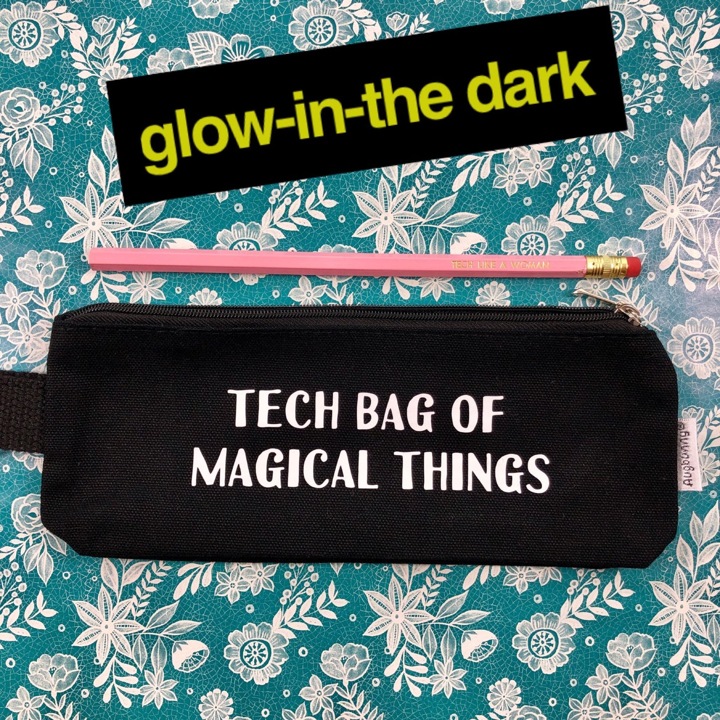 Tech Bag of Magical Things Pencil Pouch-mightywithalltrades