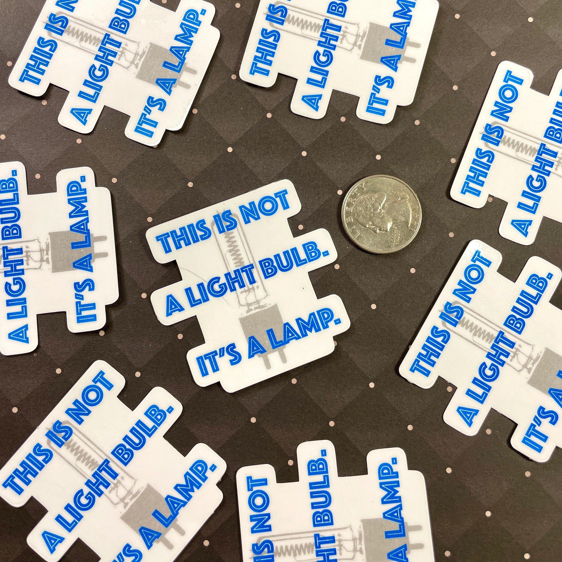 Not A Bulb Sticker-mightywithalltrades