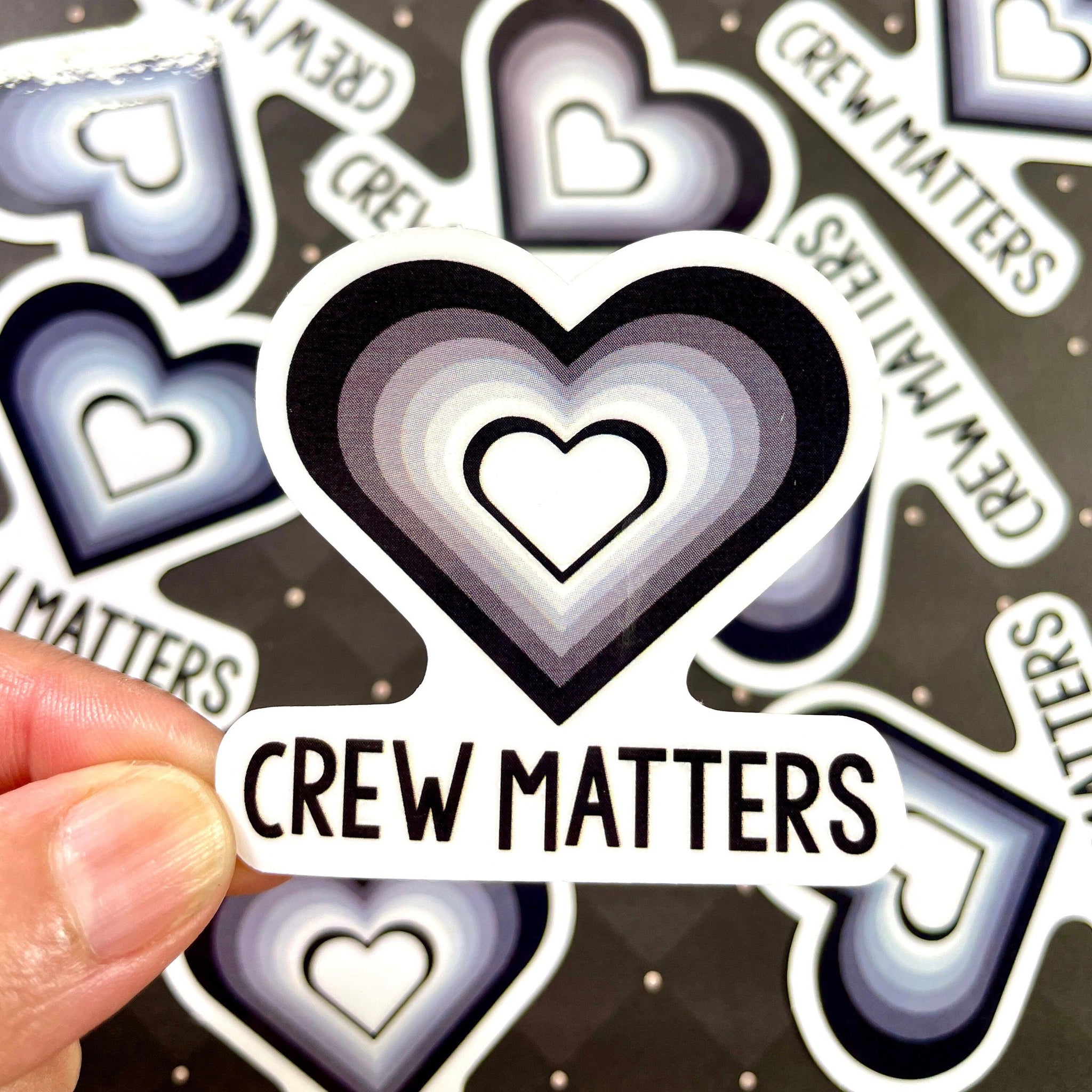 Crew Matters Sticker-theatre stickers decals-mightywithalltrades