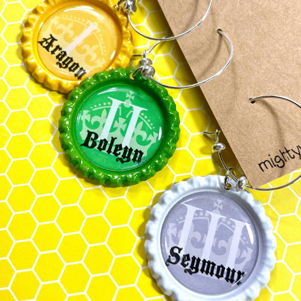 Six Musical Wine Charms, Set of 6-broadway wine charms-mightywithalltrades