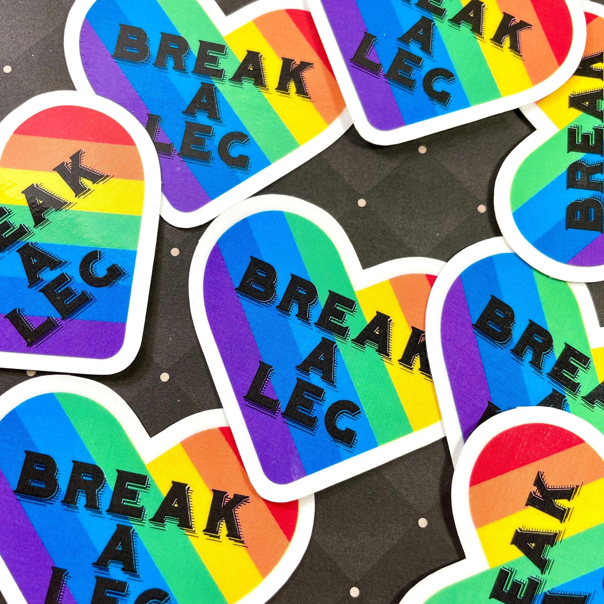 Break A Leg Sticker-mightywithalltrades