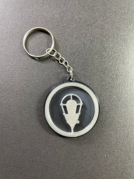 3D Printed Glowing Ghost Light Keychain - mightywithalltrades