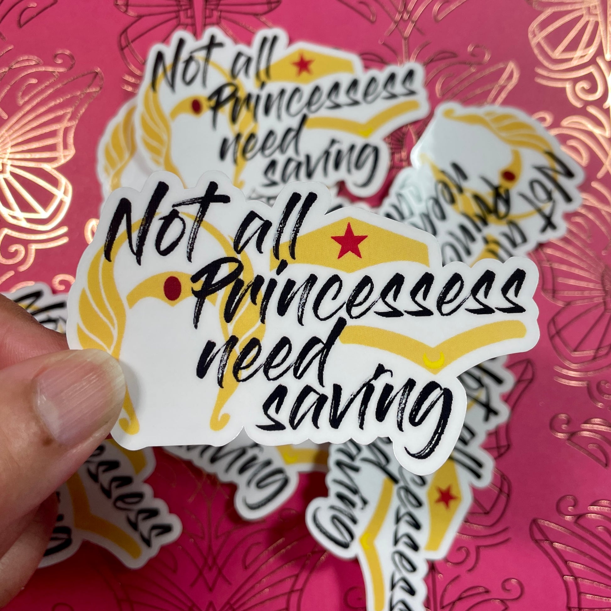 Power Princessess Sticker-mightywithalltrades