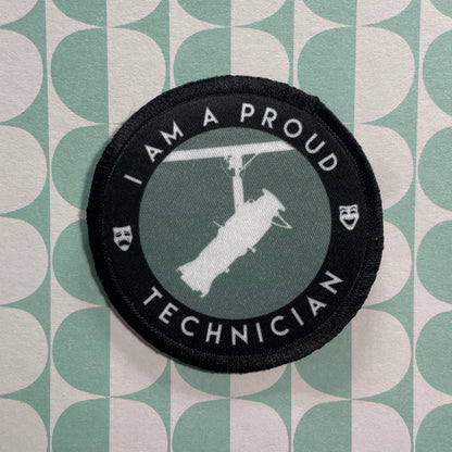 Lighting Proud Technician Iron - on Patch Appliques & Patches