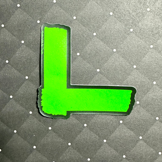 Neon Spike Tape Sticker Stickers