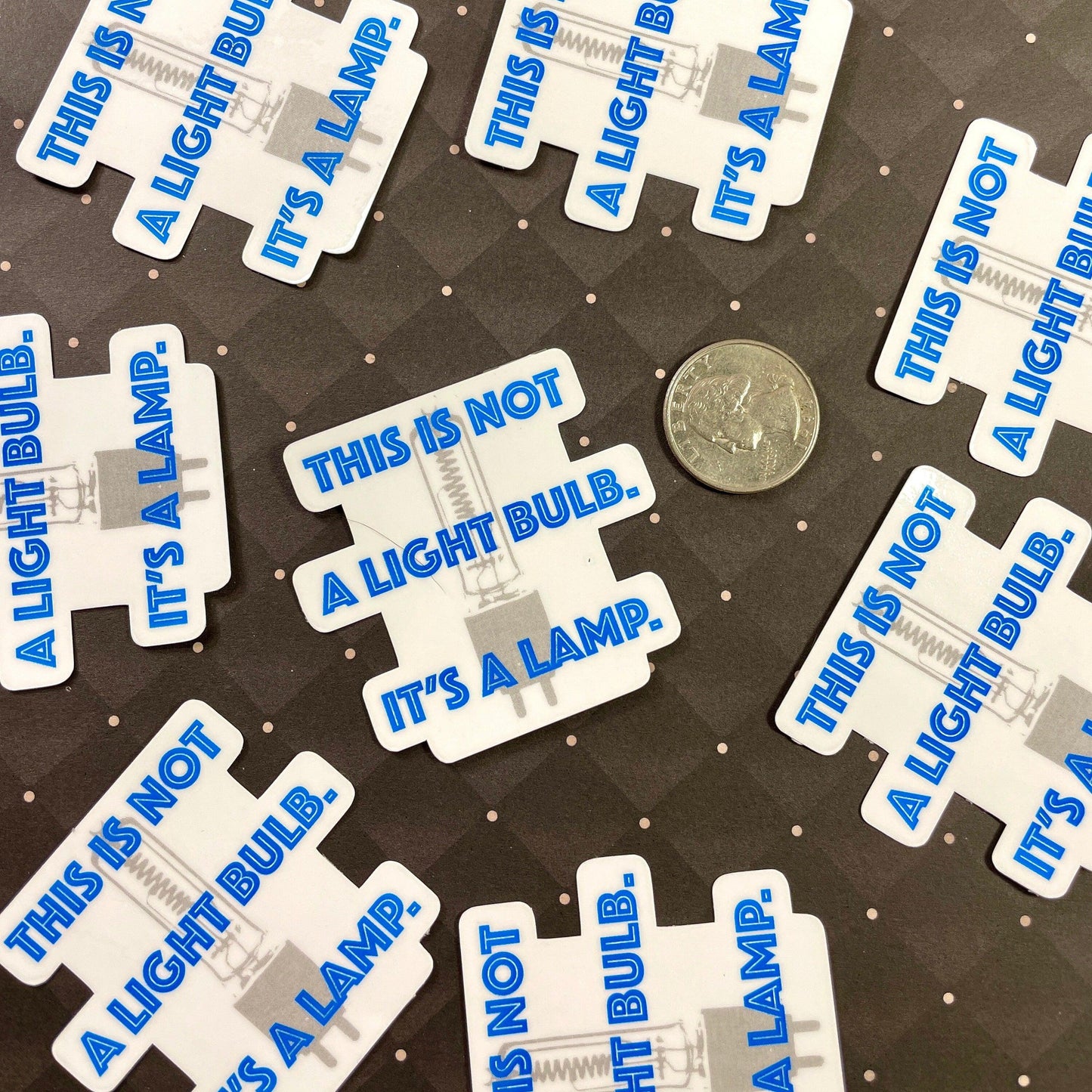 Not A Bulb Sticker Stickers