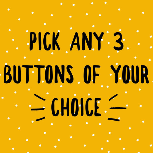 Pick 3 Merit Badges Button Packs Alpha AF