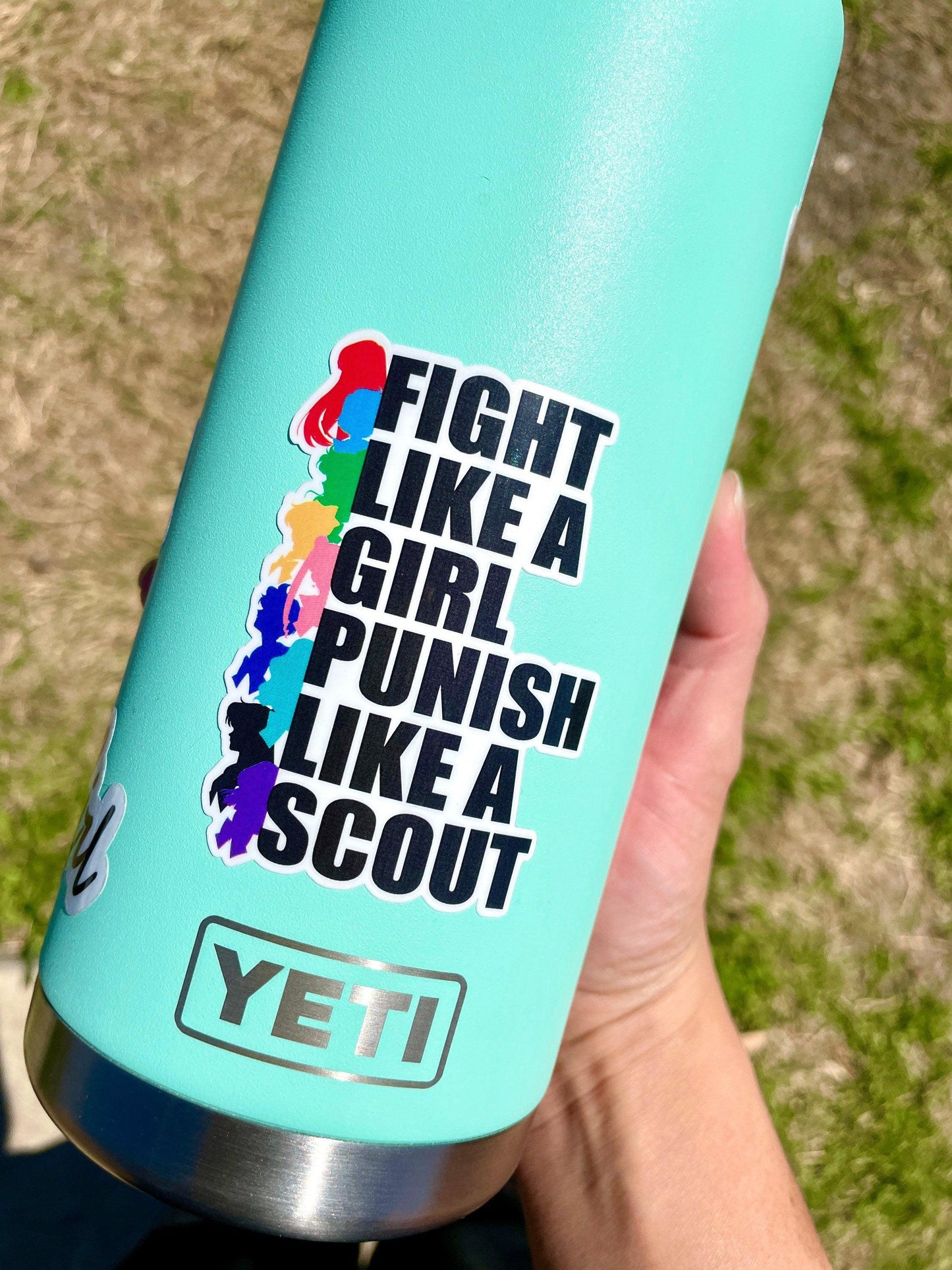 Punish Like A Scout Sticker (Tall/Head Version) Stickers All Scouts