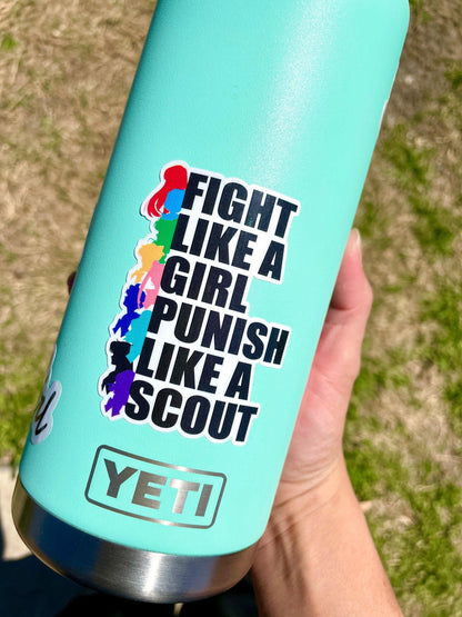 Punish Like A Scout Sticker (Tall/Head Version) Stickers All Scouts