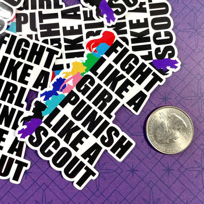 Punish Like A Scout Sticker (Tall/Head Version) Stickers All Scouts