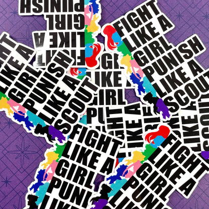 Punish Like A Scout Sticker (Tall/Head Version) Stickers All Scouts