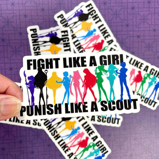 Punish Like A Scout Sticker (Wide/Body Version) Stickers All Scouts