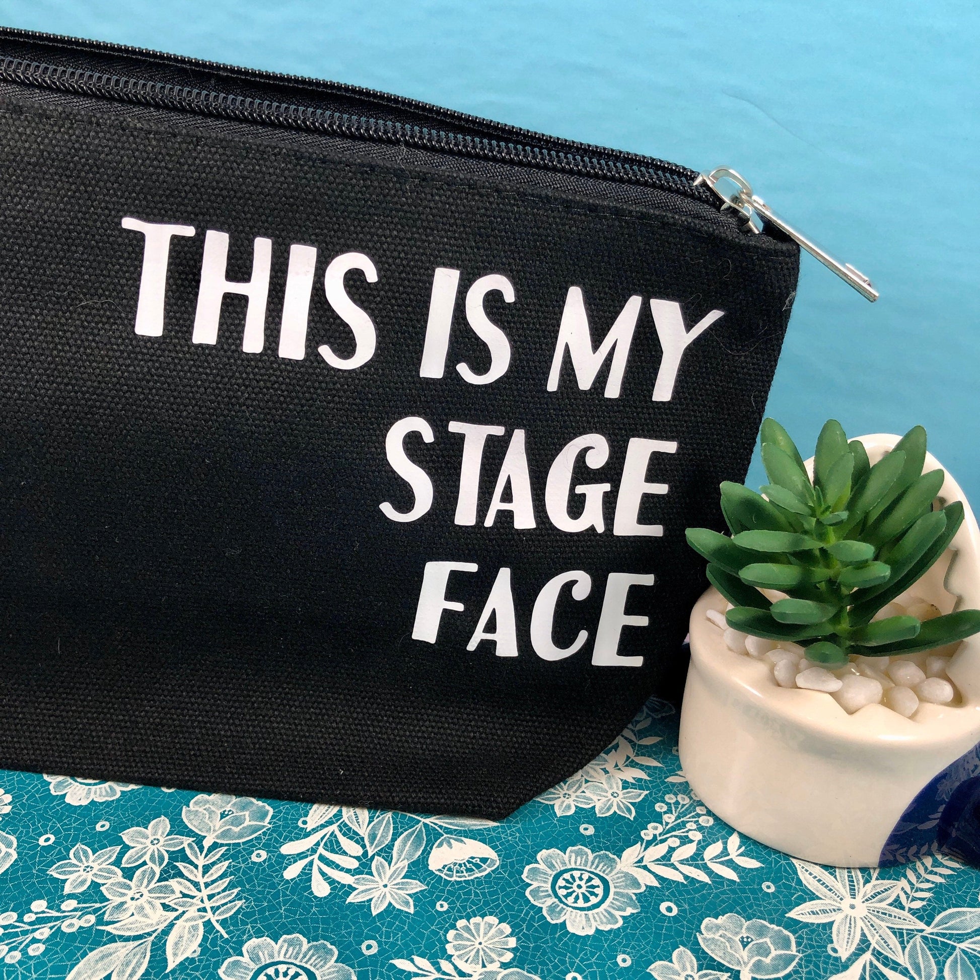 Stage Face Makeup Bag Cosmetic & Toiletry Bags Gold
