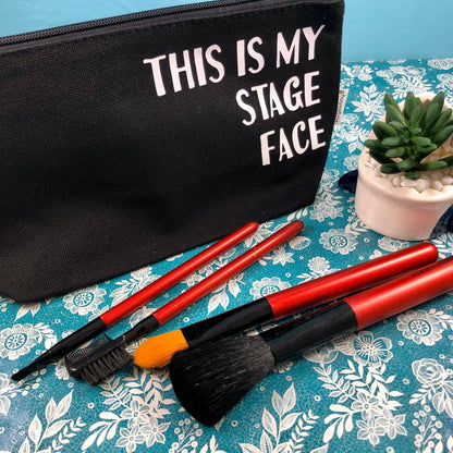 Stage Face Makeup Bag Cosmetic & Toiletry Bags Gold