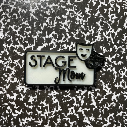 Stage Mom Name Badge Parent Badges Magnet