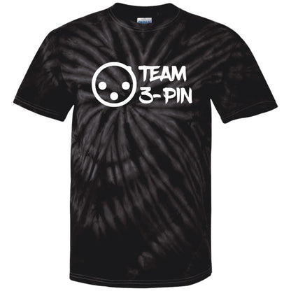 Team 3 Pin Tie Dye T-shirt T-Shirts SpiderBlack