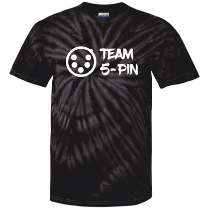 Team 5 Pin Tie Dye T-shirt T-Shirts SpiderBlack