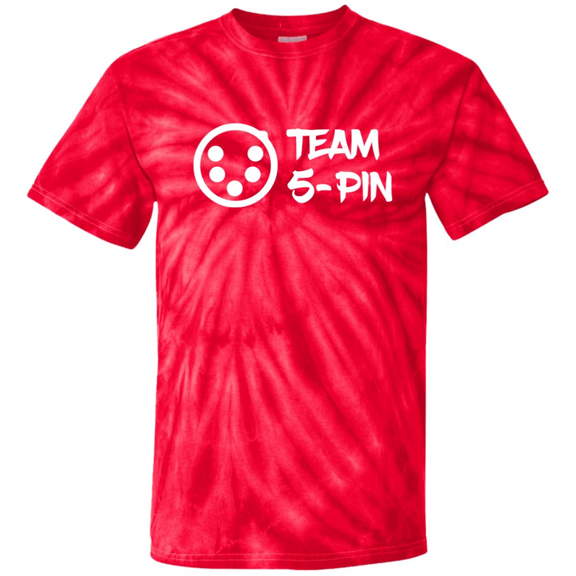 Team 5 Pin Tie Dye T-shirt T-Shirts SpiderRed