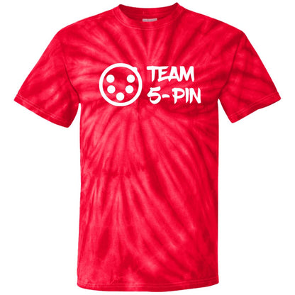 Team 5 Pin Tie Dye T-shirt T-Shirts SpiderRed