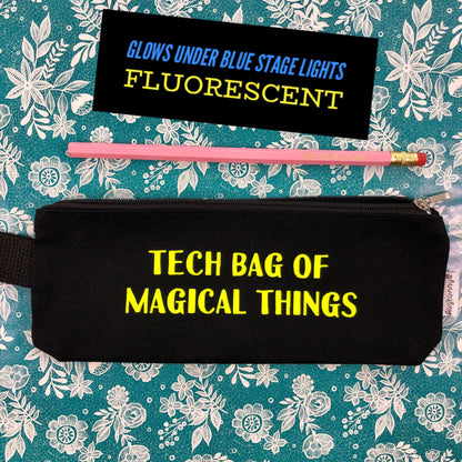 Tech Bag of Magical Things Pencil Pouch Pen & Pencil Cases Fluorescent Yellow