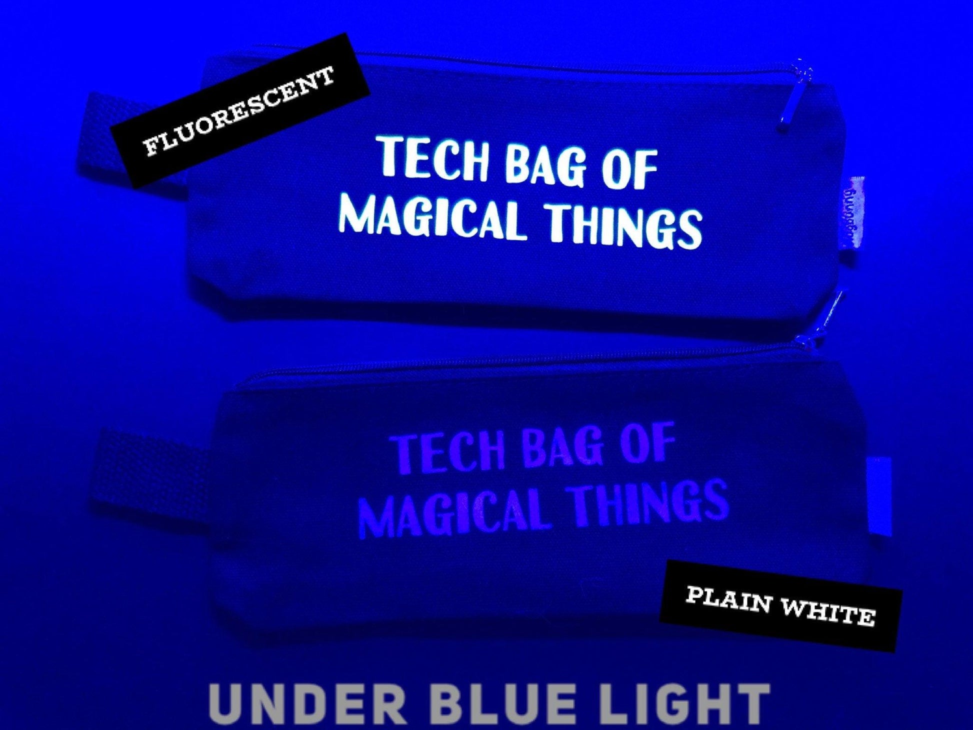 Tech Bag of Magical Things Pencil Pouch Pen & Pencil Cases Fluorescent Yellow