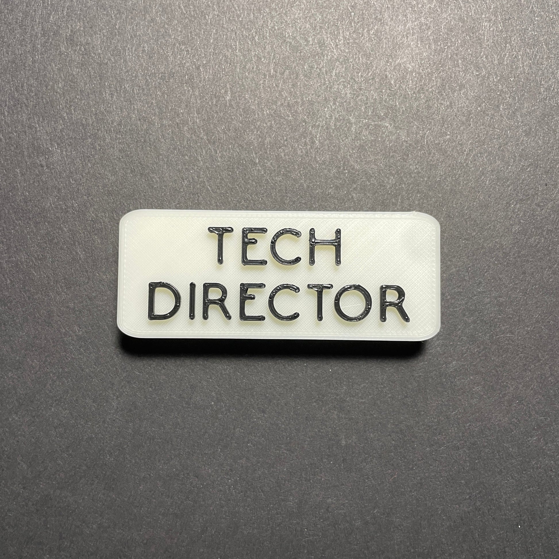 Technical Director Name Badge, Square Technical Director Magnet