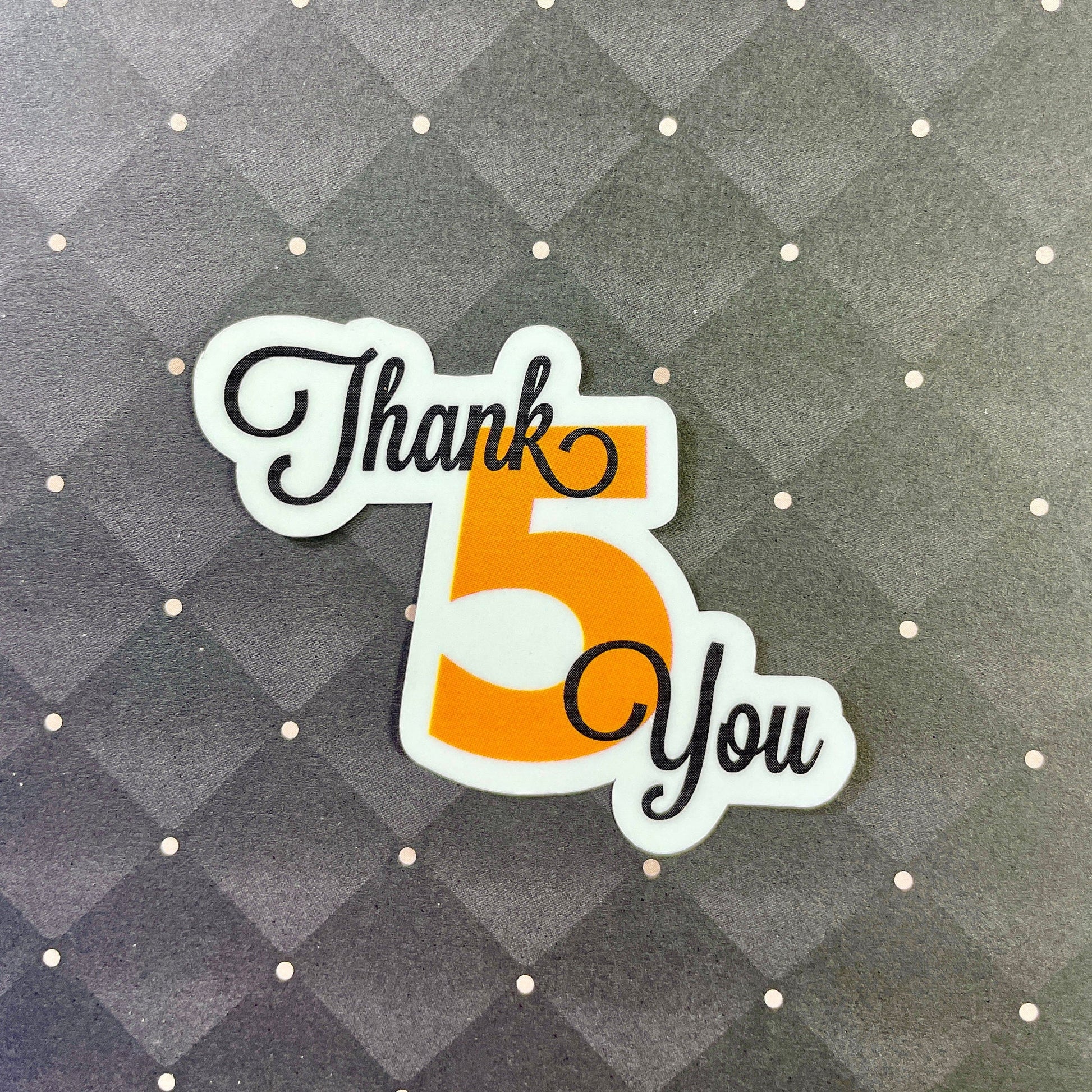 Thank You Five Sticker Stickers