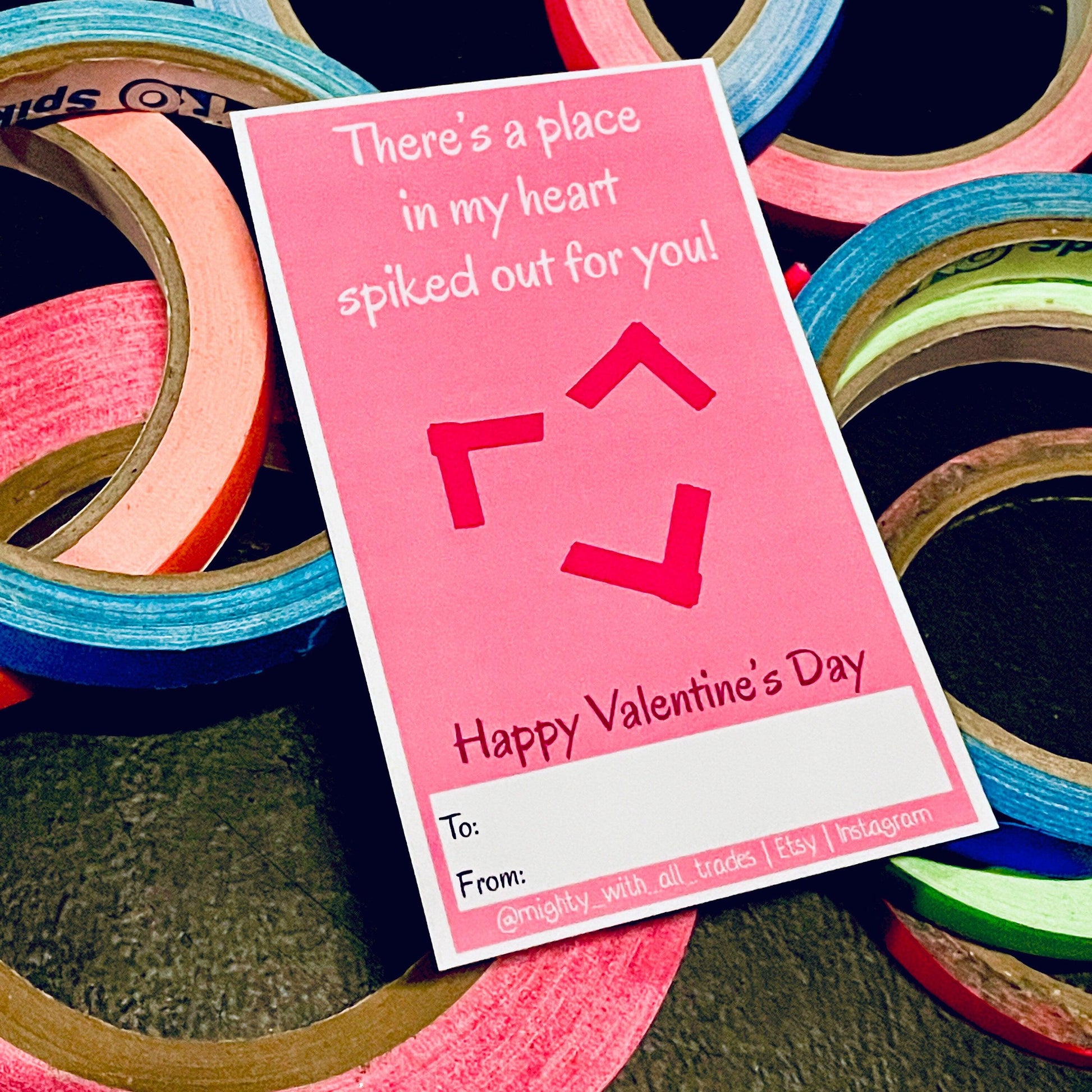 Theatre Tech Valentines, Set of 9, **Digital Download** Greeting & Note Cards