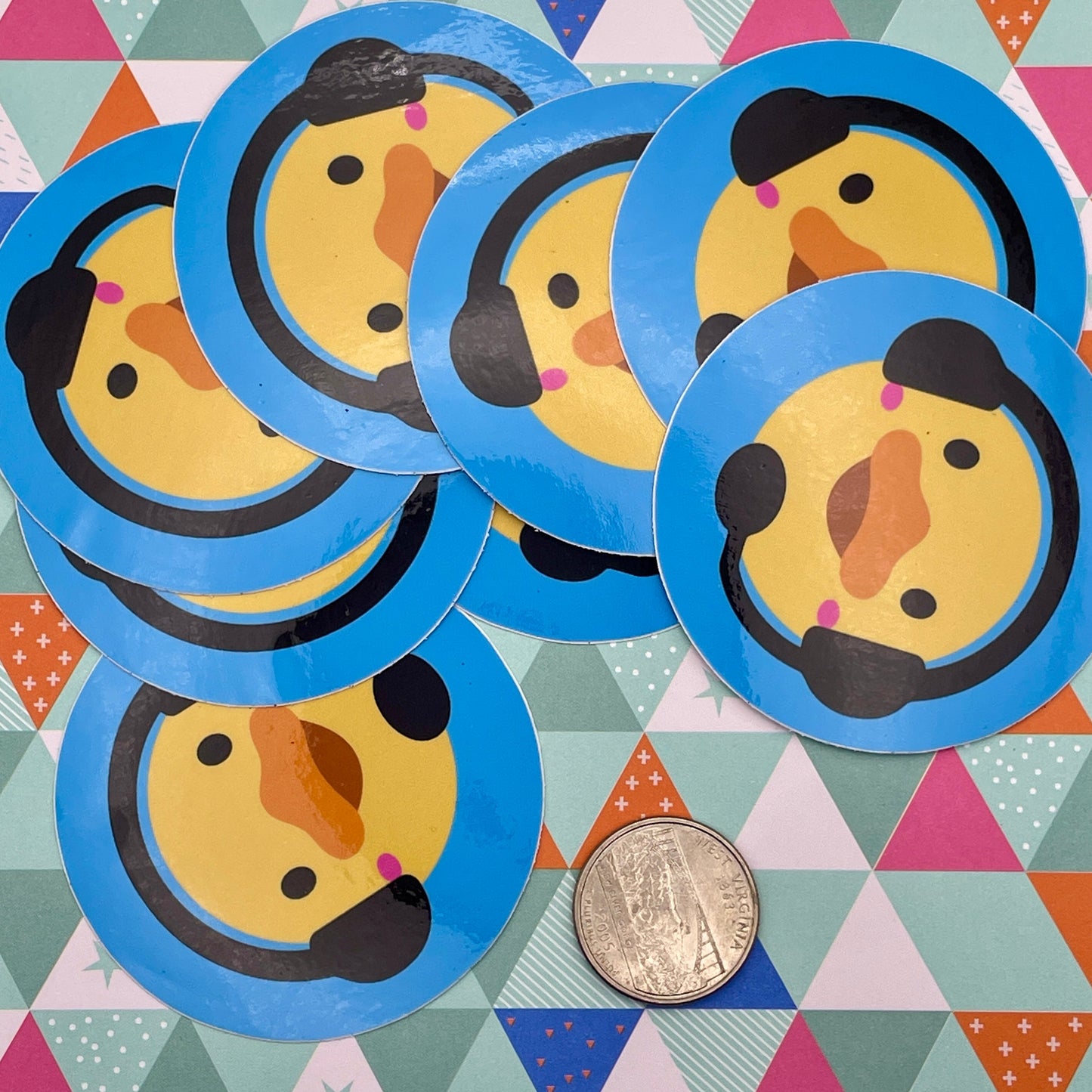 Thespian Tech Duck Sticker Stickers