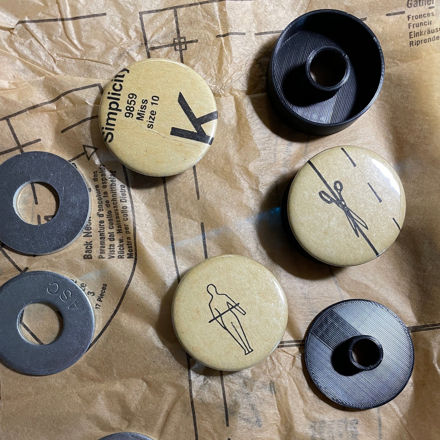 Upcycled Pattern Weights Sewing Accessories